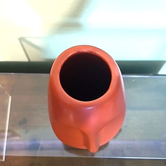 Face Vase with Fall Flowers, NWOT - Picture 3 of 6